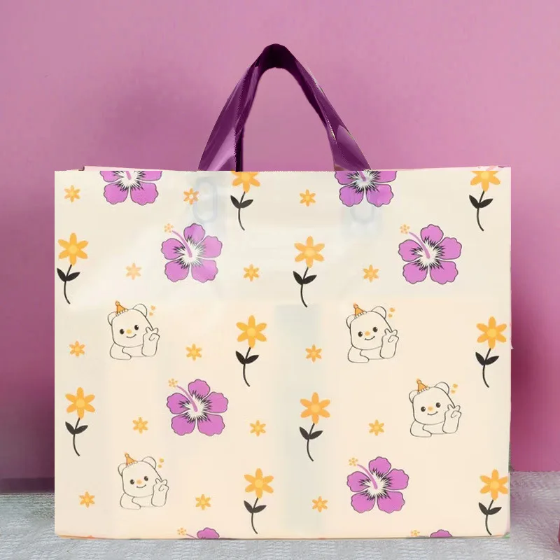50pcs Wholesale Thickened Large Gift Shop Children's Clothing Store Cute Cartoon Dog Bear Handbag T-shirt Clothes Plastic Bag
50pcs Wholesale Thickened Large Gift Shop Children's Clothing Store Cute Cartoon Dog Bear Handbag T-shirt Clothes Plastic Bag