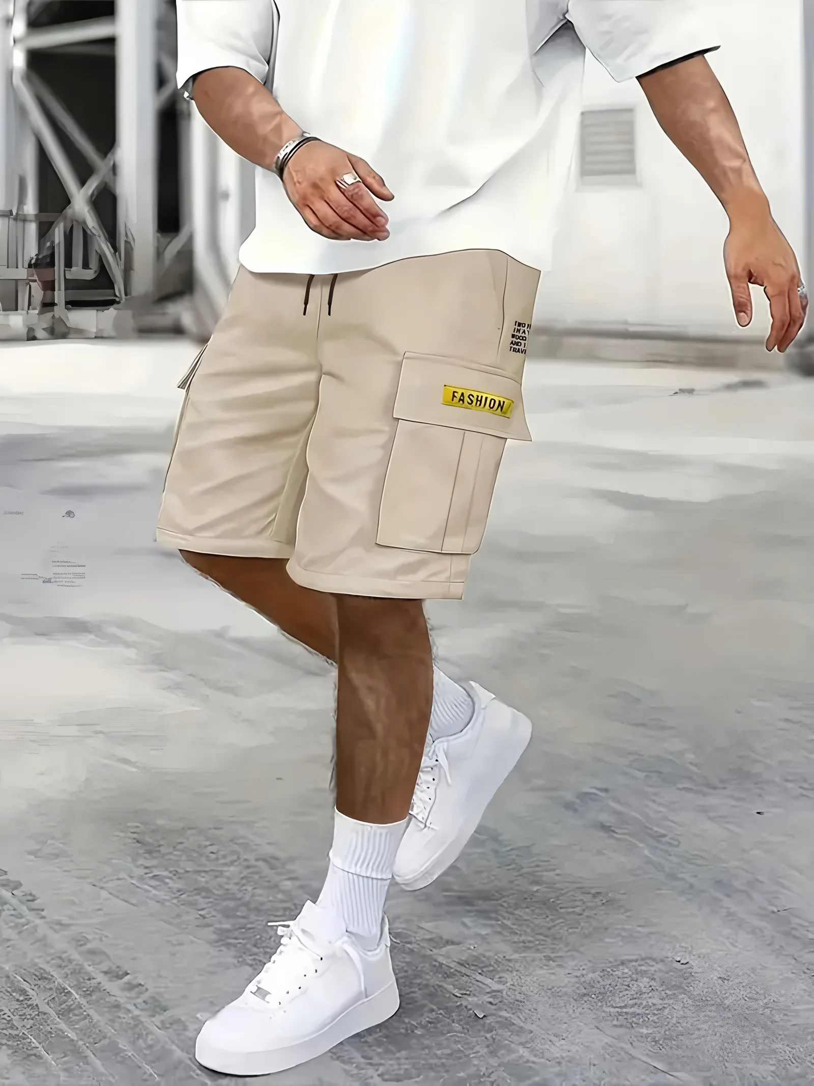 Men's Shorts With Multi Pockets, Casual Cargo Shorts For Outdoor Hiking Trekking
Men's Shorts With Multi Pockets, Casual Cargo Shorts For Outdoor Hiking Trekking
