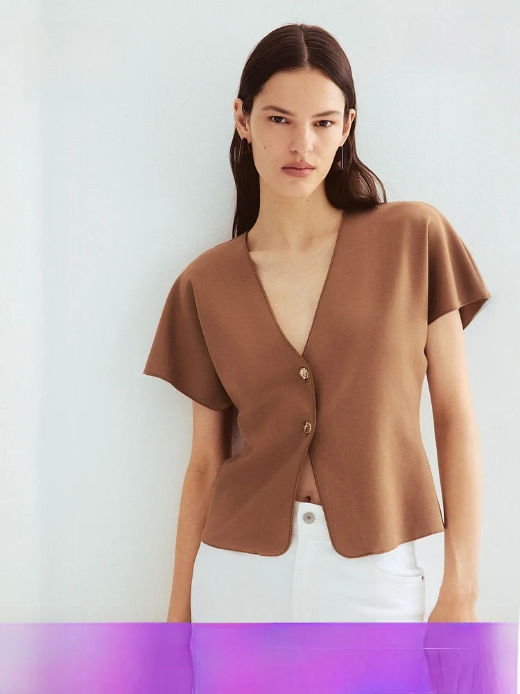 H&M Весенний женский кардиган с рукавами «летучая мышь», стандартной длины, из смесовой ткани (полиэстер, вискоза, спандекс)
H&M Весенний женский кардиган с рукавами «летучая мышь», стандартной длины, из смесовой ткани (полиэстер, вискоза, спандекс)