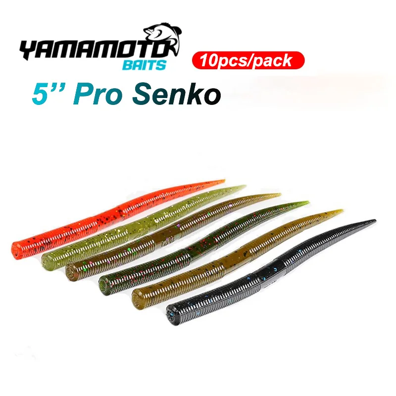 YAMAMOTO 5 дюймов Pro Senko, 10 шт./упаковка, искусственная снасть, мягкая рыболовная приманка, 6 цветов, популярная в США
YAMAMOTO 5 дюймов Pro Senko, 10 шт./упаковка, искусственная снасть, мягкая рыболовная приманка, 6 цветов, популярная в США