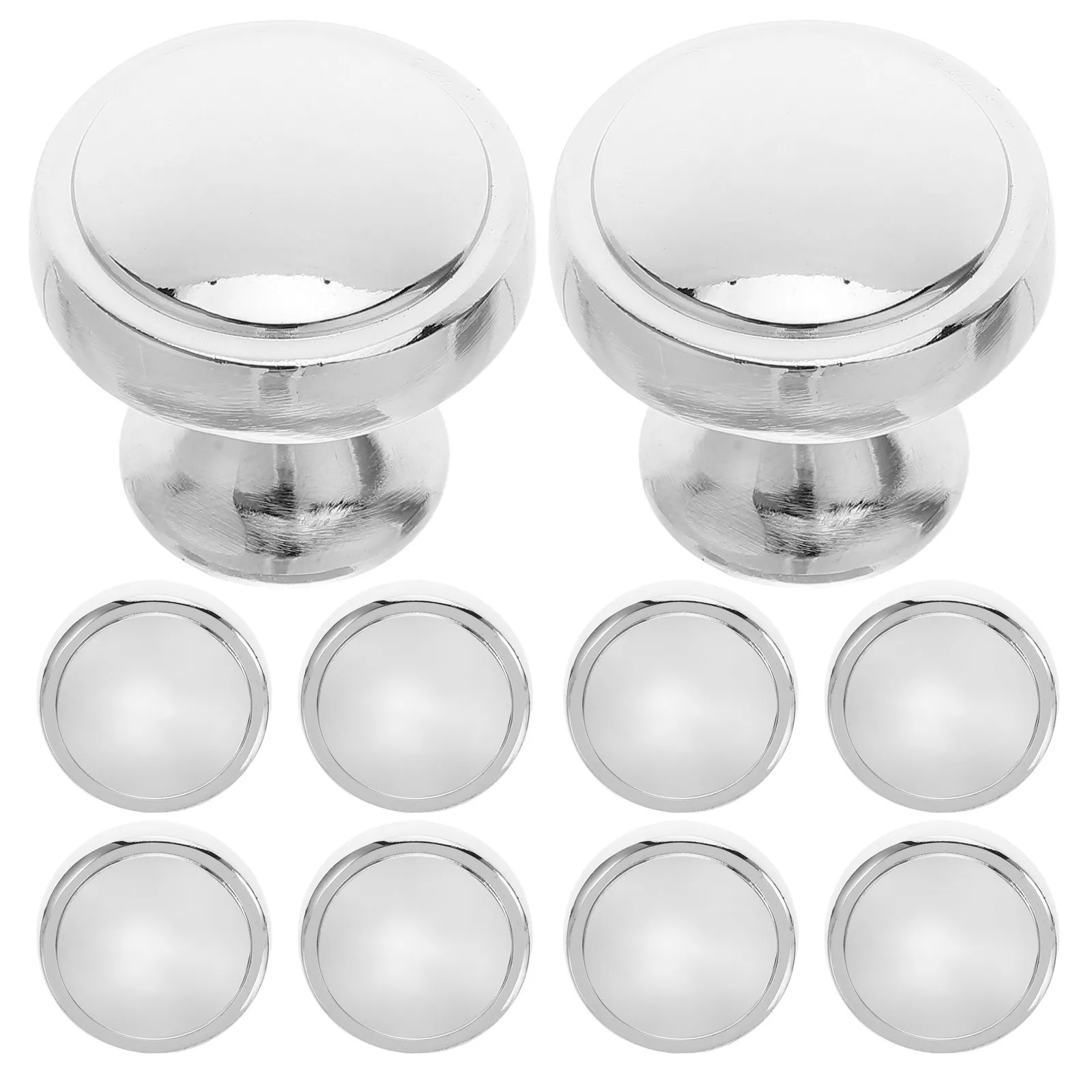 10Pcs Round Cabinet Knobs Aluminum Alloy Single Hole Handles Silver for Kitchen Drawers Wardrobes Cupboard Pulls
10Pcs Round Cabinet Knobs Aluminum Alloy Single Hole Handles Silver for Kitchen Drawers Wardrobes Cupboard Pulls
