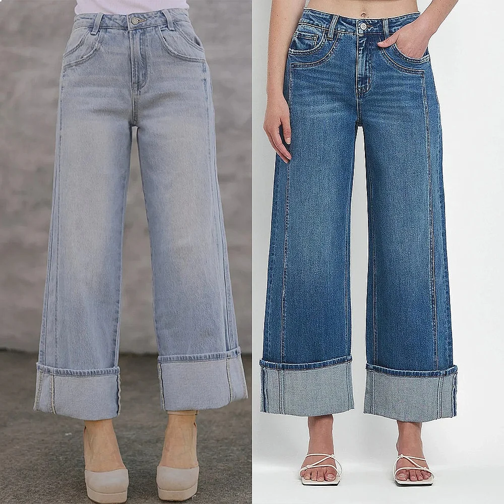 Womens Jeans Relaxed Fit Mid Rise Straight Leg Washed Denim Pants
Womens Jeans Relaxed Fit Mid Rise Straight Leg Washed Denim Pants