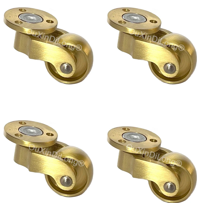 4PCS European Vintage 1" Solid Brass Caster Wheel Stool Sofa Chair Feet Leg Furniture Castors Circular Plate Roller CD171
4PCS European Vintage 1" Solid Brass Caster Wheel Stool Sofa Chair Feet Leg Furniture Castors Circular Plate Roller CD171