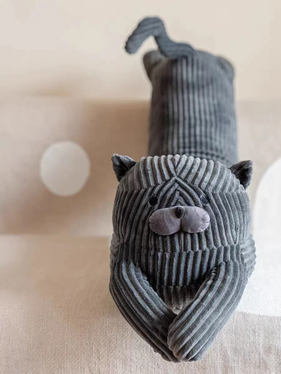 115cm Long Cats Pillow Toys Stuffed Grey Cat Toys For Chidlren Kawaii Plush Cats Pillow Cushion For Girls Soft Hug Toys
115cm Long Cats Pillow Toys Stuffed Grey Cat Toys For Chidlren Kawaii Plush Cats Pillow Cushion For Girls Soft Hug Toys