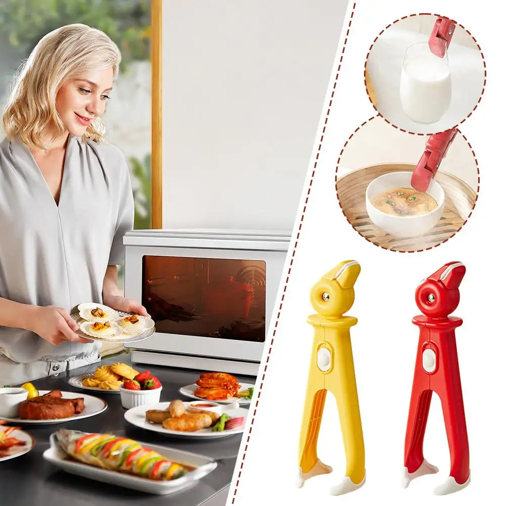 Термостойкие щипцы-захваты для посуды 2-в-1, защита от ожогов, зажим для кухонной духовки, утолщенные захваты для противней
Термостойкие щипцы-захваты для посуды 2-в-1, защита от ожогов, зажим для кухонной духовки, утолщенные захваты для противней