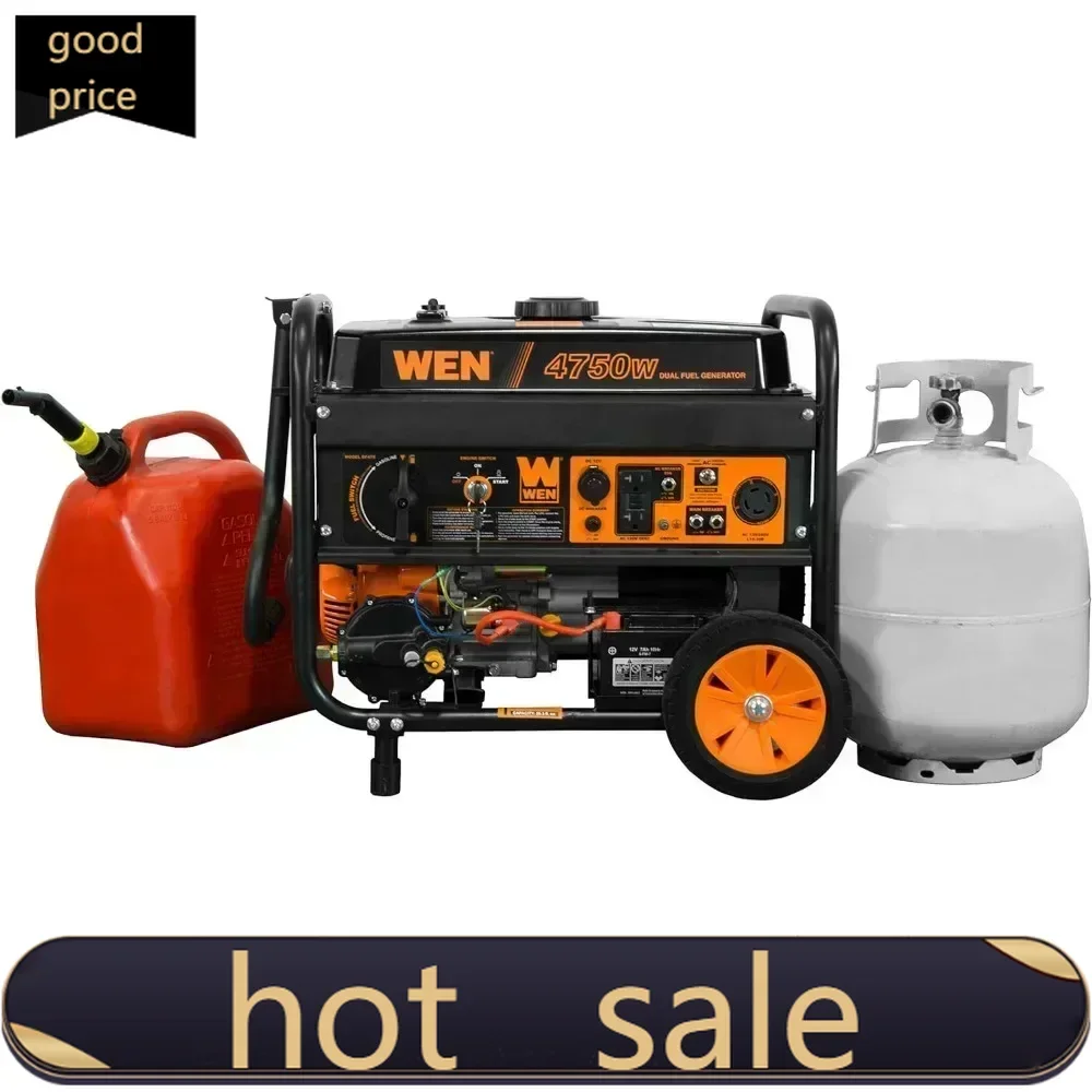 BestsellerBestsellerDF475T Dual Fuel 120V/240V Portable Generator with Electric Start Transfer Switch Ready, 4750-Watt, CARB Com
BestsellerBestsellerDF475T Dual Fuel 120V/240V Portable Generator with Electric Start Transfer Switch Ready, 4750-Watt, CARB Com