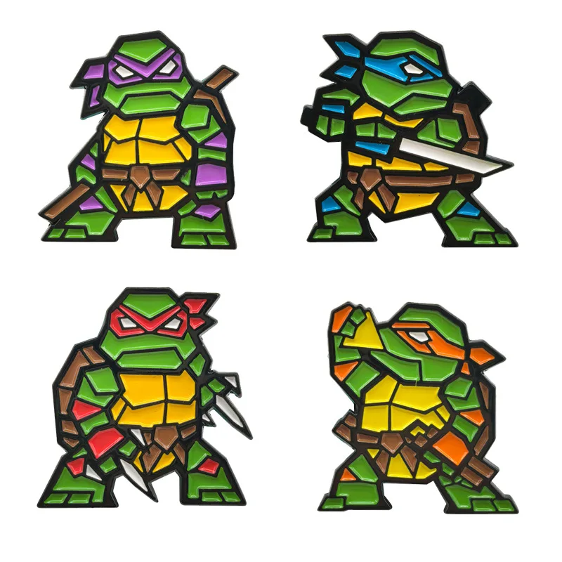 Teenage Mutant Ninja Turtles New Cartoon Enamel Metal Badges Cute Backpack Decor Lapel Pins Fashion Anime Brooch Accessories
Teenage Mutant Ninja Turtles New Cartoon Enamel Metal Badges Cute Backpack Decor Lapel Pins Fashion Anime Brooch Accessories