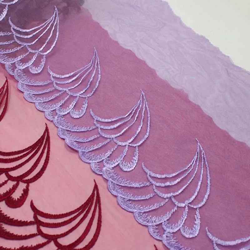 40Yards Purple Dark Red Embroidery Lace Trim For Skirt Hem Clothes Sewing Material DIY Apparel Dress Bra Underwear Fabric
40Yards Purple Dark Red Embroidery Lace Trim For Skirt Hem Clothes Sewing Material DIY Apparel Dress Bra Underwear Fabric
