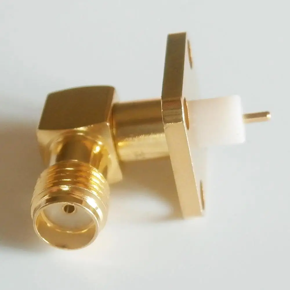 1X New RF Connector SMA Female jack deck Solder 90 Degree Right Angle With 4 Hole Flange Chassis Panel Mount
1X New RF Connector SMA Female jack deck Solder 90 Degree Right Angle With 4 Hole Flange Chassis Panel Mount