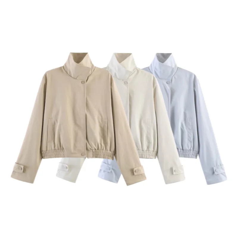 Dave&di European And American Style Stand Up Collar With Elastic Waistband Pilot Jacket Jacket For Women Clothes Tops
Dave&di European And American Style Stand Up Collar With Elastic Waistband Pilot Jacket Jacket For Women Clothes Tops