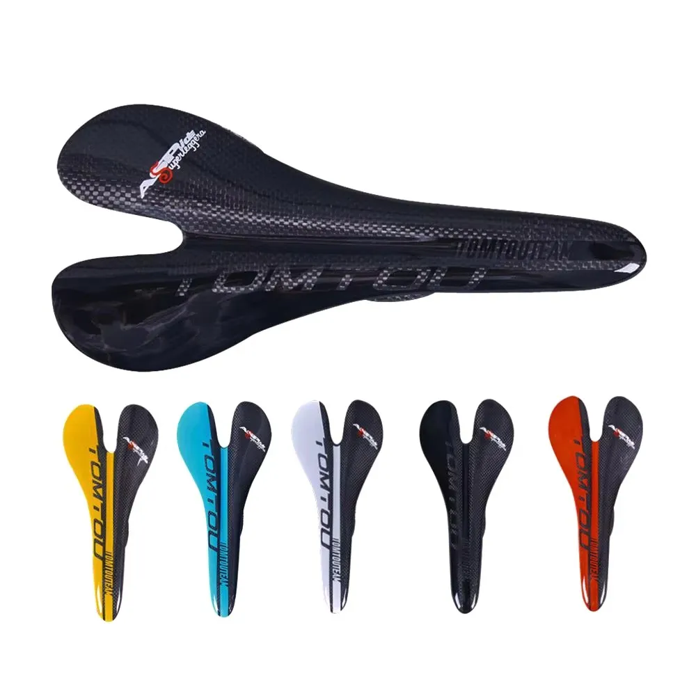 TOMTOU UltraLight Carbon Fiber Bicycle Saddle Road Mountain Bike Cushion Cycling Seat Green Blue Black Yellow Red White
TOMTOU UltraLight Carbon Fiber Bicycle Saddle Road Mountain Bike Cushion Cycling Seat Green Blue Black Yellow Red White