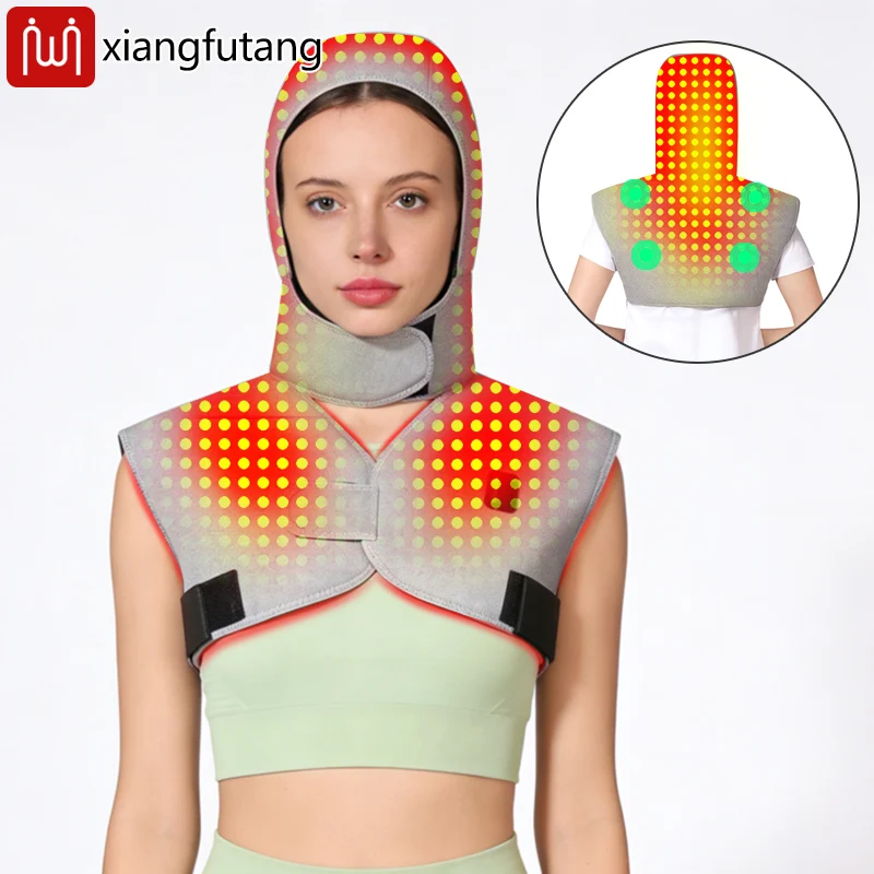 Red Light Heating Vest Head-Shoulder Vibration Massager Relieves Joint Fatigue Stiffness Cervical Spondylitis Migraine
Red Light Heating Vest Head-Shoulder Vibration Massager Relieves Joint Fatigue Stiffness Cervical Spondylitis Migraine