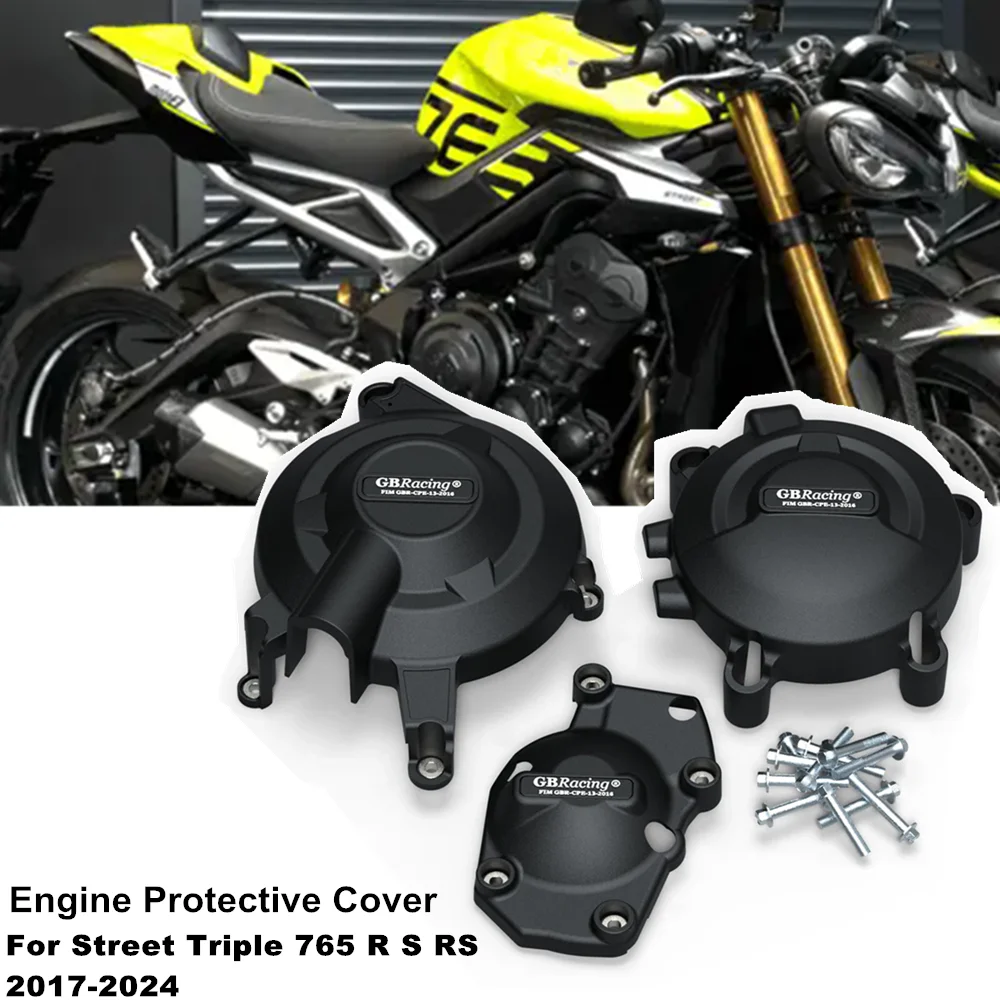 For Triumph Street Triple 765RS Street Triple 765 R S RS 2017-2024 Motorcycle Engine Cover Sets Bonnet Protector Engine Cover
For Triumph Street Triple 765RS Street Triple 765 R S RS 2017-2024 Motorcycle Engine Cover Sets Bonnet Protector Engine Cover