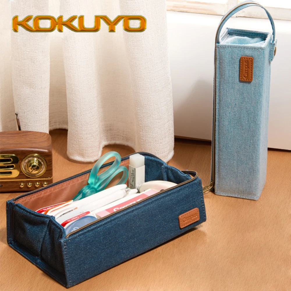 1PC New Japan KOKUYO Campus Denim Pencil Case Large Capacity High Aesthetic Value Pencil Bags School Supplies Back To School
1PC New Japan KOKUYO Campus Denim Pencil Case Large Capacity High Aesthetic Value Pencil Bags School Supplies Back To School