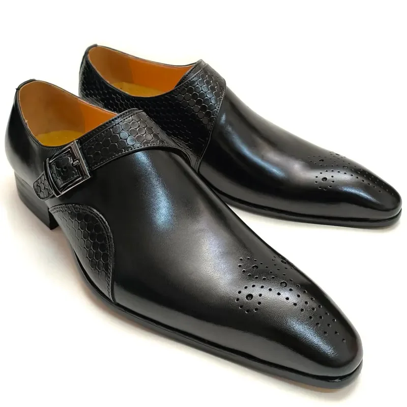 Fashion Higher Quality Men Loafers Shoe Blue Black Breathable Handmade Genuine Leather Slip-On Monk Dress Shoes Men Leather Shoe
Fashion Higher Quality Men Loafers Shoe Blue Black Breathable Handmade Genuine Leather Slip-On Monk Dress Shoes Men Leather Shoe