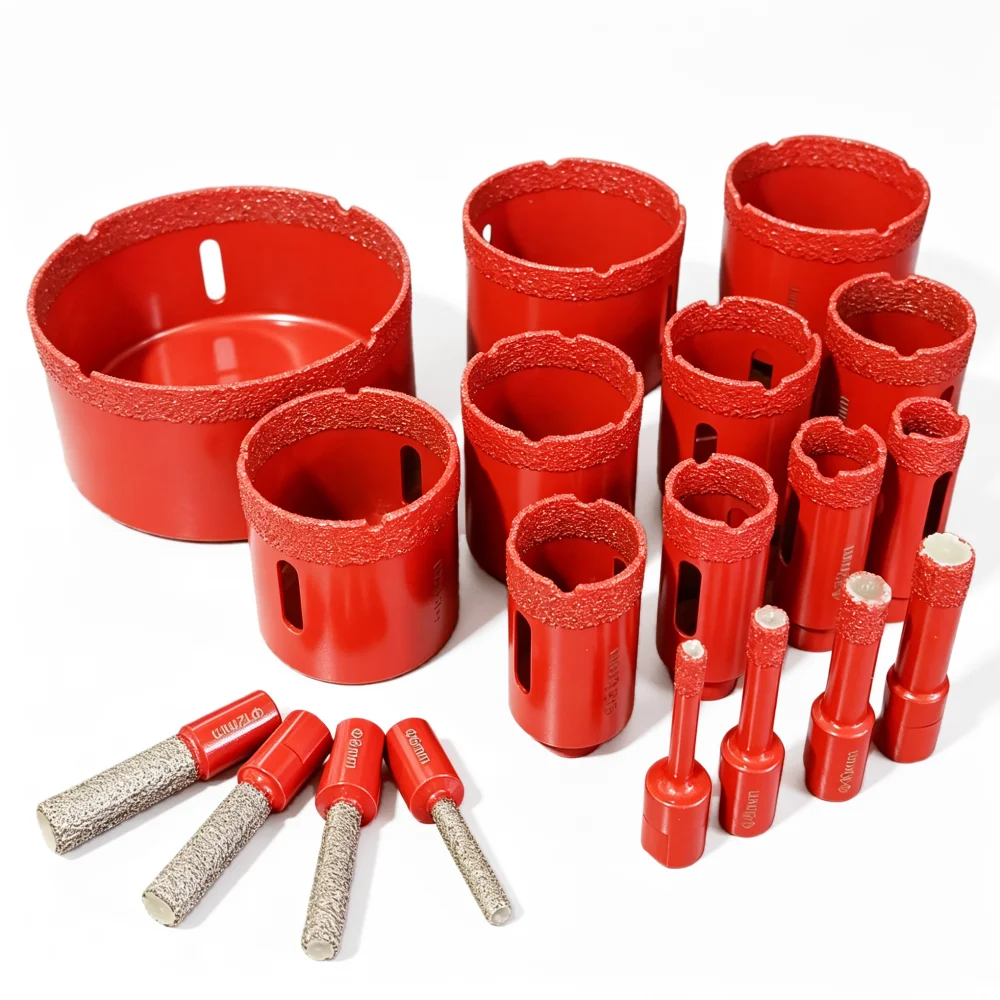Diamond Drill Tile Drill Dia 6-100mm Diamond Core Drill Bit Hole Saw for Ceramic Granite Porcelain Tile Marble Stone
Diamond Drill Tile Drill Dia 6-100mm Diamond Core Drill Bit Hole Saw for Ceramic Granite Porcelain Tile Marble Stone