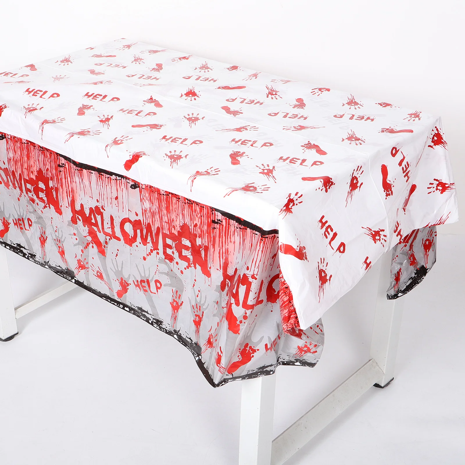 1 set Halloween Party Tableware Set Bloody Handprints Disposable Plates Cups Napkins Cutlery Tablecloth Horror Themed Spooky
1 set Halloween Party Tableware Set Bloody Handprints Disposable Plates Cups Napkins Cutlery Tablecloth Horror Themed Spooky