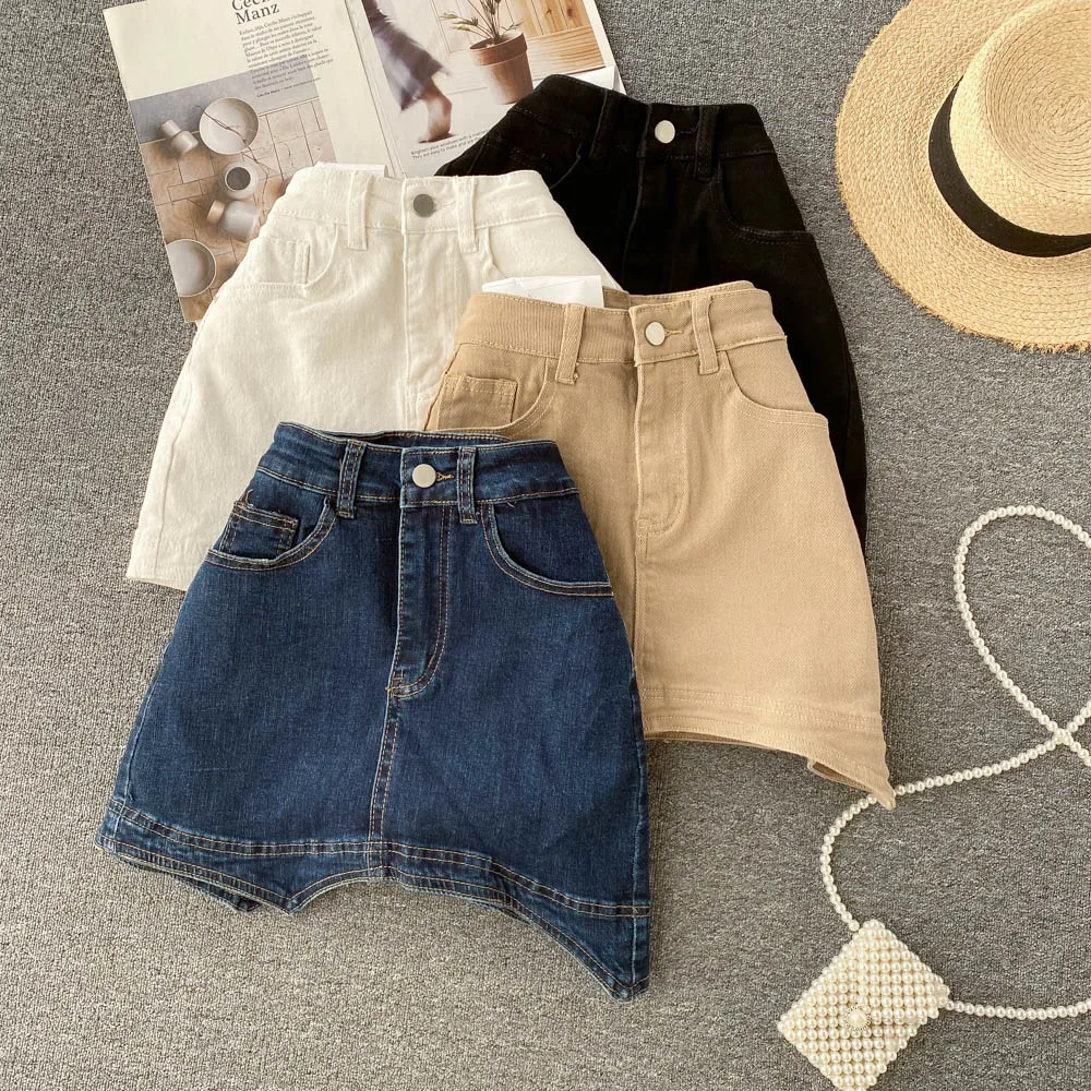 High Waist A-Line Skirt Denim Asymmetrical Design Anti-Light Walking Korean Style Commute Pure Color Autumn Winter New A...
High Waist A-Line Skirt Denim Asymmetrical Design Anti-Light Walking Korean Style Commute Pure Color Autumn Winter New A...