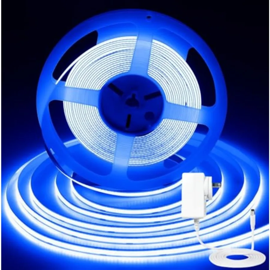 32.8ft/10M COB LED Light Strip DC24V CRI 93+ Strip Light 8mm Width LED Tape Lights Flexible COB LED Lights for Bedroom TV Backl
32.8ft/10M COB LED Light Strip DC24V CRI 93+ Strip Light 8mm Width LED Tape Lights Flexible COB LED Lights for Bedroom TV Backl