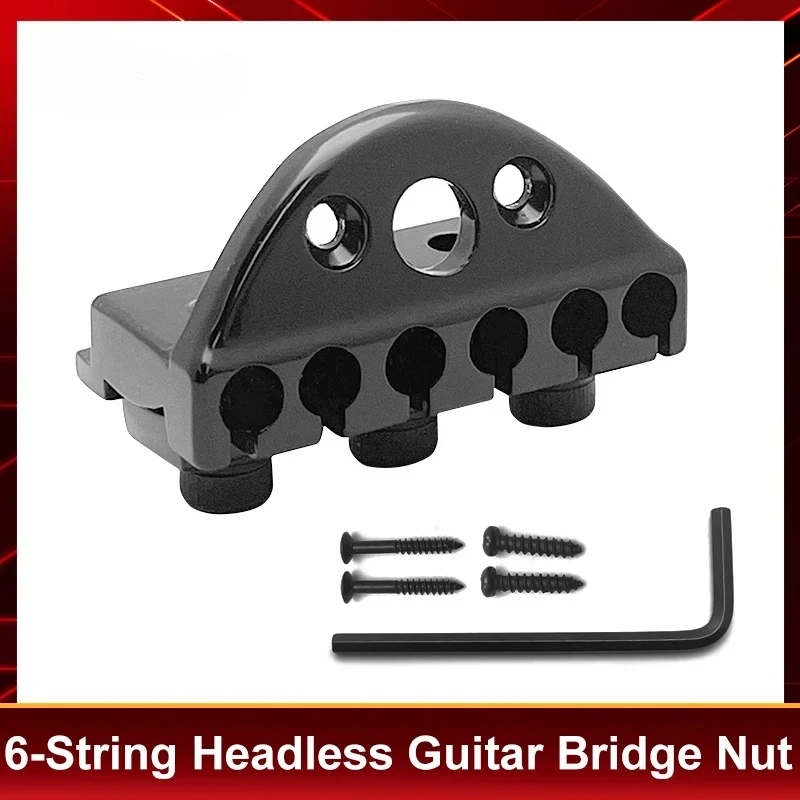 42MM Locking Nut for Headless Guitar Bridge 6-String Electric Guitar Nut Guitar Parts Black
42MM Locking Nut for Headless Guitar Bridge 6-String Electric Guitar Nut Guitar Parts Black