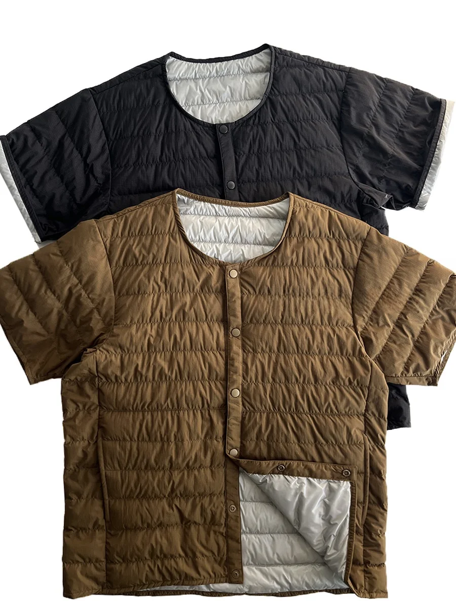 Lightweight down Vest Japanese Sle Autumn Winter Functionali 90 White Du down No Collar ort Sve Warm Inner Core
Lightweight down Vest Japanese Sle Autumn Winter Functionali 90 White Du down No Collar ort Sve Warm Inner Core