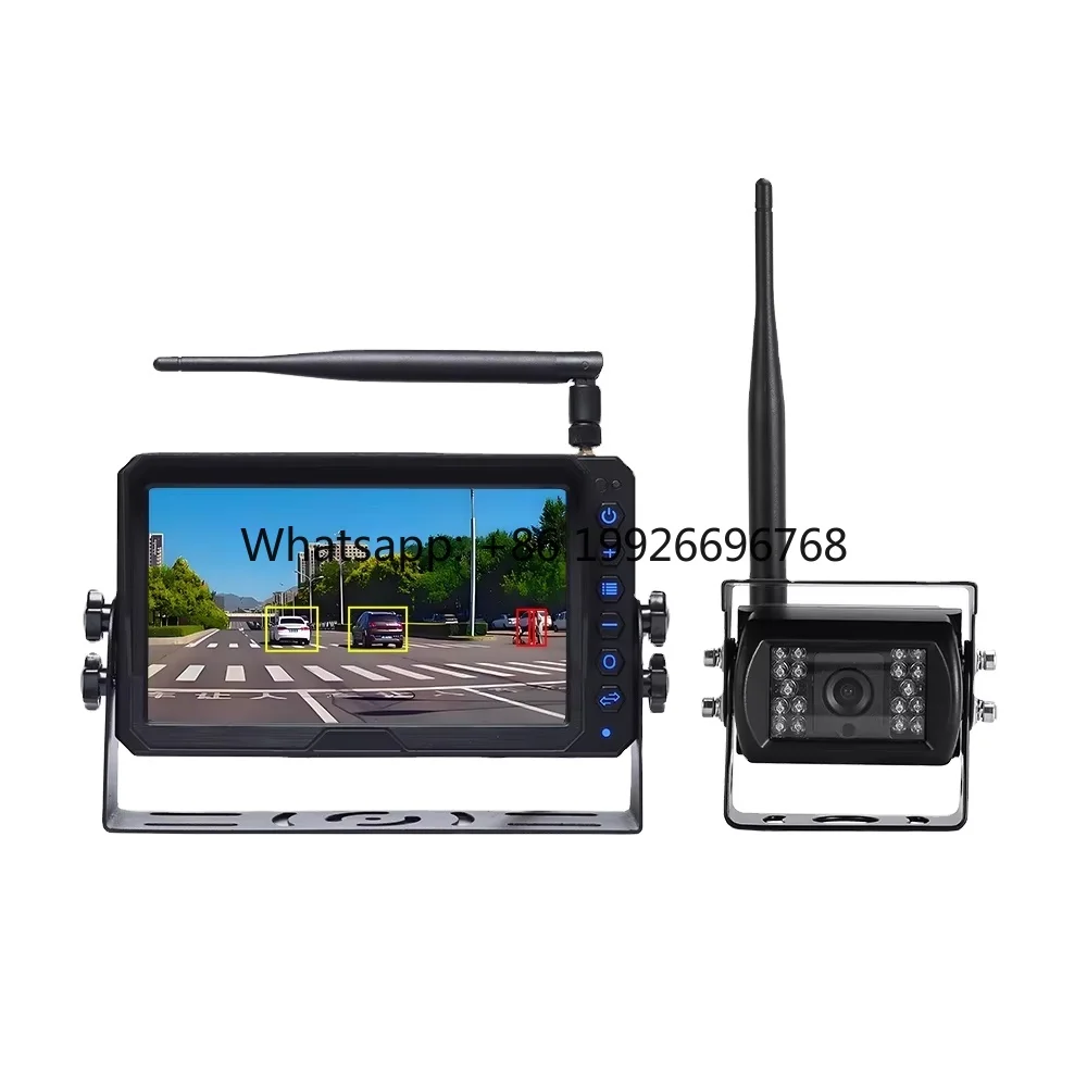 7-Inch Wireless Monitor for 1 Waterproof Camera Heavy-Duty Truck Rearview System for All Vehicles
7-Inch Wireless Monitor for 1 Waterproof Camera Heavy-Duty Truck Rearview System for All Vehicles