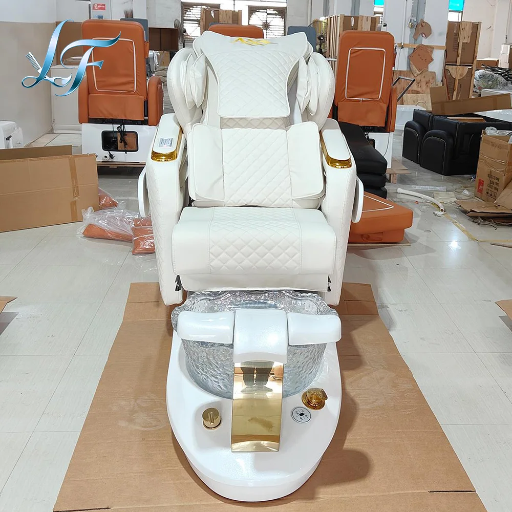 Luxury Modern Nail Salon Furniture Premium White Foot Spa Massage Pedicure Chair Comfort Style For Professional Beauty Nail
Luxury Modern Nail Salon Furniture Premium White Foot Spa Massage Pedicure Chair Comfort Style For Professional Beauty Nail