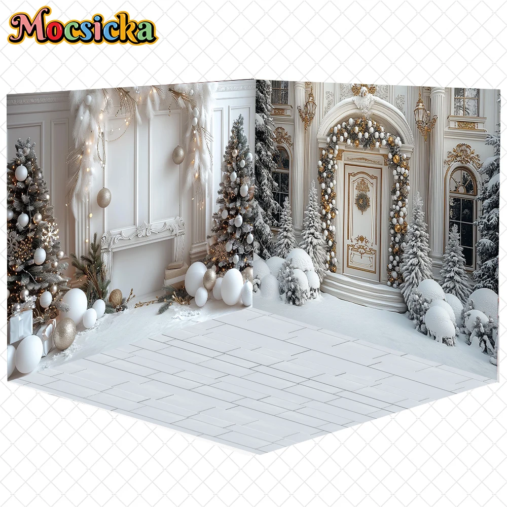 Mocsicka Christmas Backdrop Winter Snow Home Xmas Tree White Wall Door Decorations New Year Party Photo Background Studio Banner
Mocsicka Christmas Backdrop Winter Snow Home Xmas Tree White Wall Door Decorations New Year Party Photo Background Studio Banner