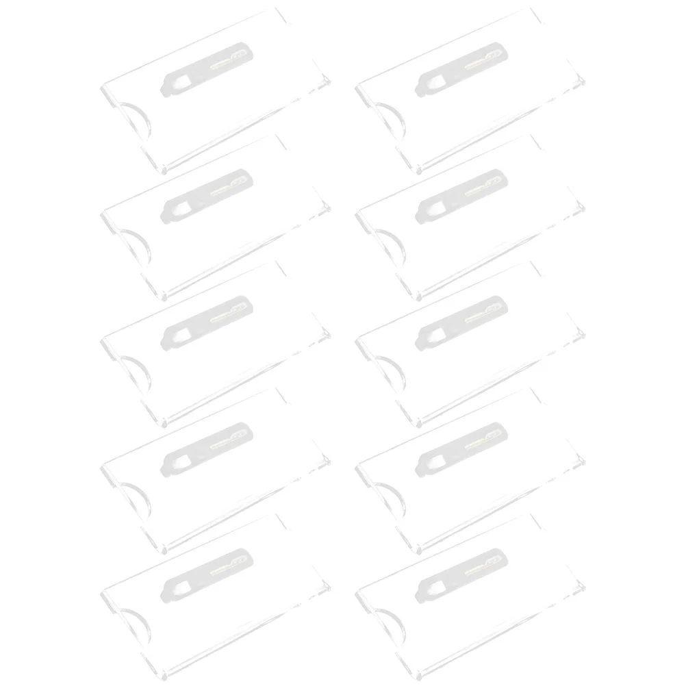10 Pcs Badge Trade Show Badges Employee Tag Holders Name Lapel Identity Tags for Office Acrylic Students Lightweight
10 Pcs Badge Trade Show Badges Employee Tag Holders Name Lapel Identity Tags for Office Acrylic Students Lightweight