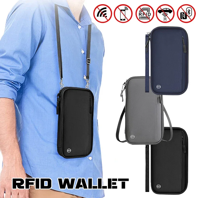 Travel Wallet Anti-Theft RFID Passport Card Holder MultiFunction Coin Purse Ticket Document Protection Cover Hanging Neck Pouch
Travel Wallet Anti-Theft RFID Passport Card Holder MultiFunction Coin Purse Ticket Document Protection Cover Hanging Neck Pouch