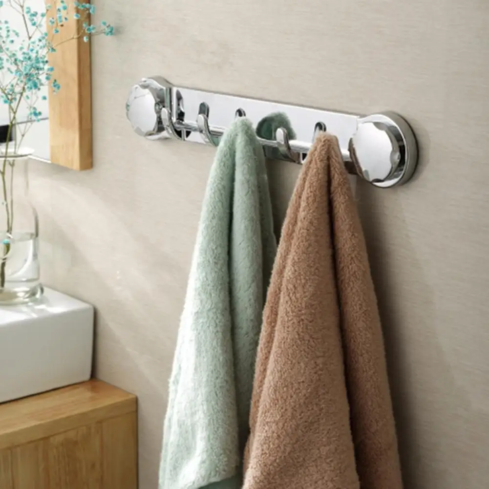 Simple Installation Towel Rack Wall Mount Towel Rack Organizer with Suction Cup Multifunctional Bathroom Wall Hook for Clothes
Simple Installation Towel Rack Wall Mount Towel Rack Organizer with Suction Cup Multifunctional Bathroom Wall Hook for Clothes