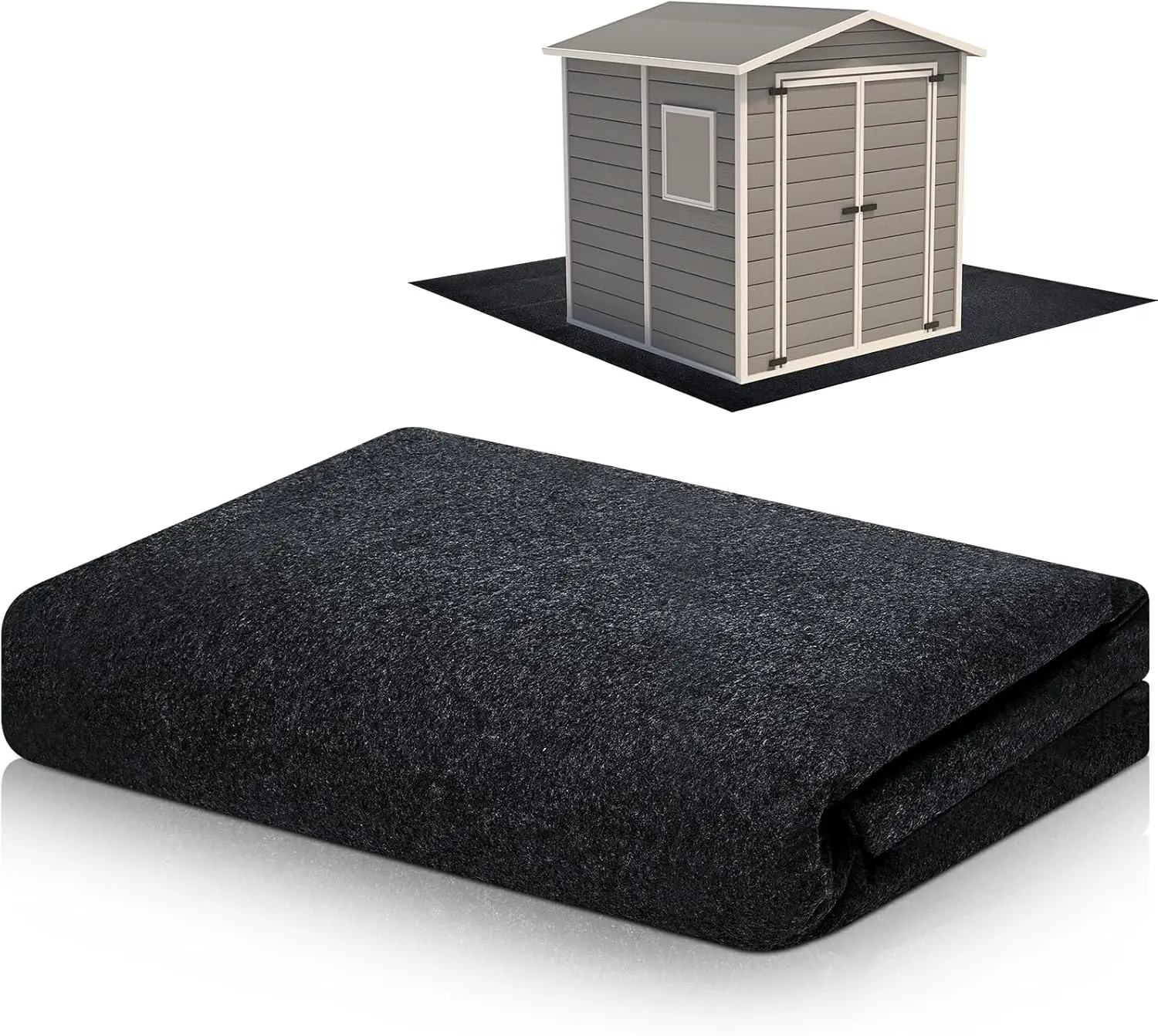 Outdoor Storage Shed Floor Mat Waterproof Outdoor Carport Mat Thickened Soft Patio Furniture Pad Washable with Non Slip Back
Outdoor Storage Shed Floor Mat Waterproof Outdoor Carport Mat Thickened Soft Patio Furniture Pad Washable with Non Slip Back