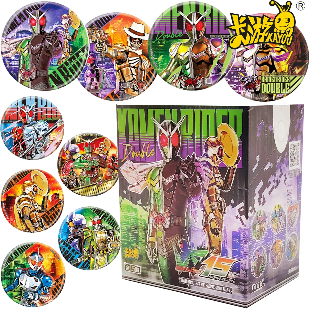 Original Kayou Kamen Rider Anime Figure Badge Tokusatsu Series Heroes Cool Handsome Round Brooch for Cosplsy Bag Clothes Gifts
Original Kayou Kamen Rider Anime Figure Badge Tokusatsu Series Heroes Cool Handsome Round Brooch for Cosplsy Bag Clothes Gifts