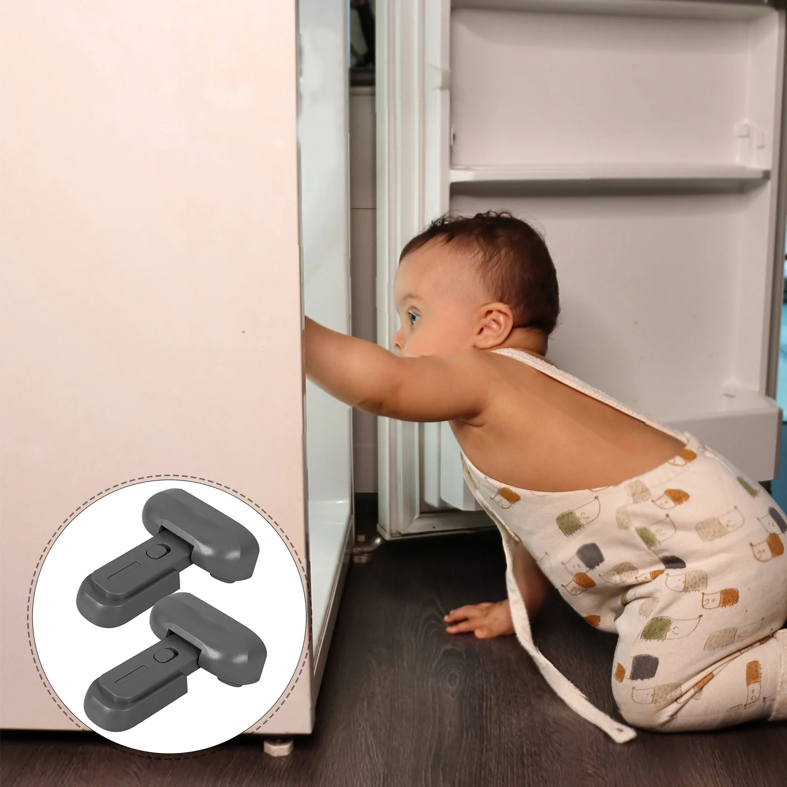 2Pcs Cabinet Locks Childproof ABS Safety Fridge Drawer Protection Easy Parent Operation Stylish Home Decor
2Pcs Cabinet Locks Childproof ABS Safety Fridge Drawer Protection Easy Parent Operation Stylish Home Decor