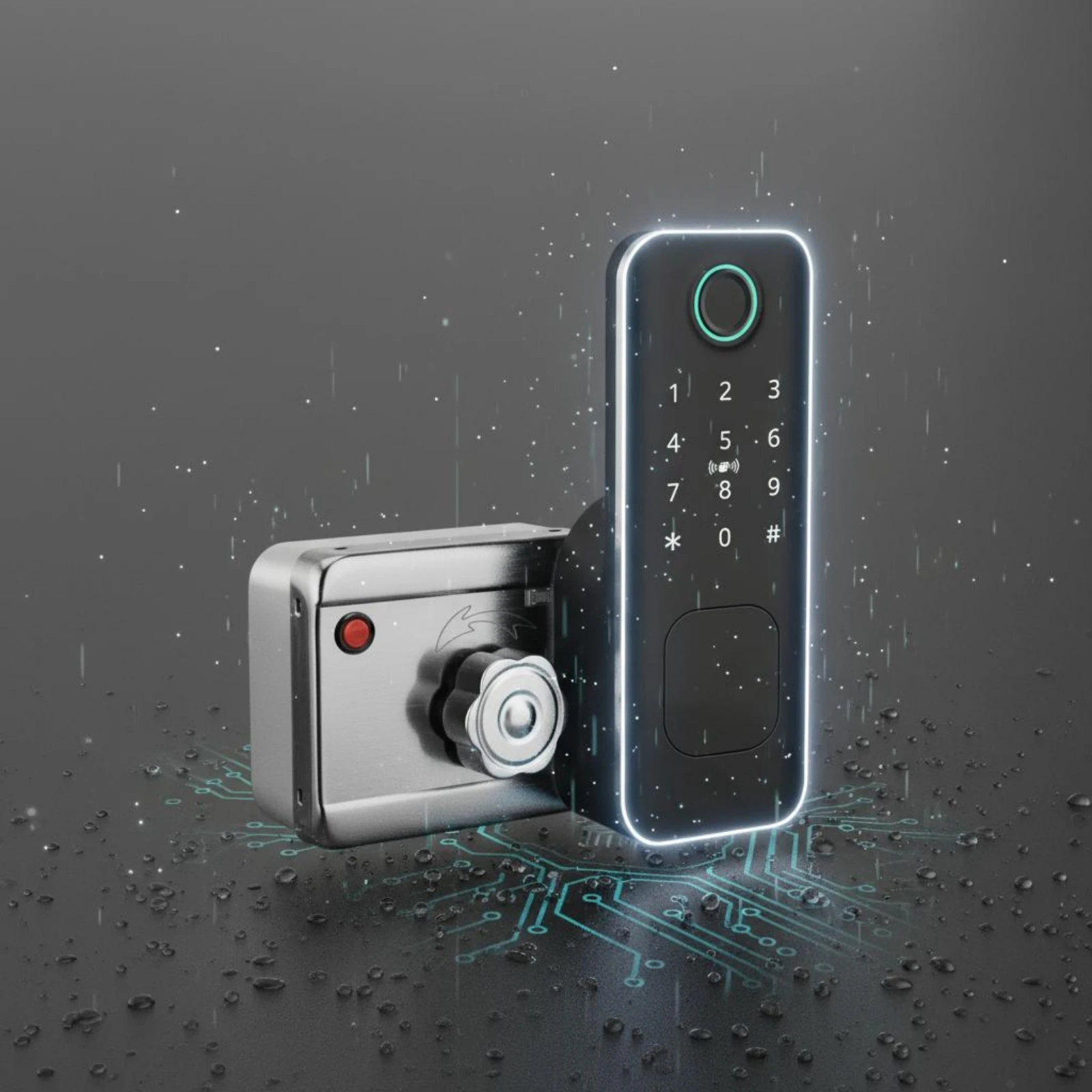Waterproof Biometric Door Lock Password Entry Upgrade Kit Bull Head Lock Home Security Biometric Unlock Easy Installation
Waterproof Biometric Door Lock Password Entry Upgrade Kit Bull Head Lock Home Security Biometric Unlock Easy Installation