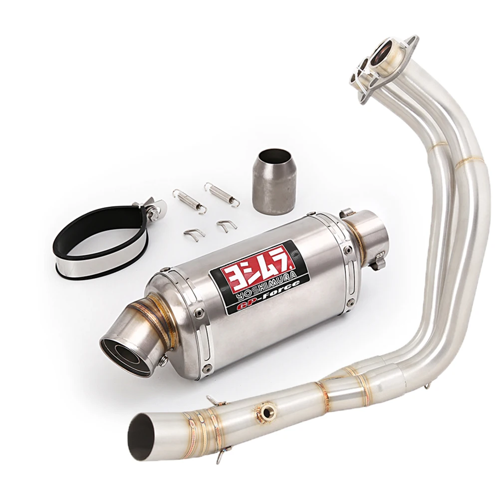 For YAMAHA R7 2021-2025 MT07 FZ07 2014-2024 Motorcycle Exhaust Header Pipe Muffler Escape Stainless Steel Tube With DB Killer
For YAMAHA R7 2021-2025 MT07 FZ07 2014-2024 Motorcycle Exhaust Header Pipe Muffler Escape Stainless Steel Tube With DB Killer