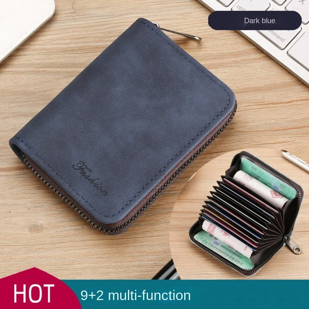 New PU Leather Coin Purse Zipper Portable Credit Card Holder 9 Bits Business Card Case Women
New PU Leather Coin Purse Zipper Portable Credit Card Holder 9 Bits Business Card Case Women