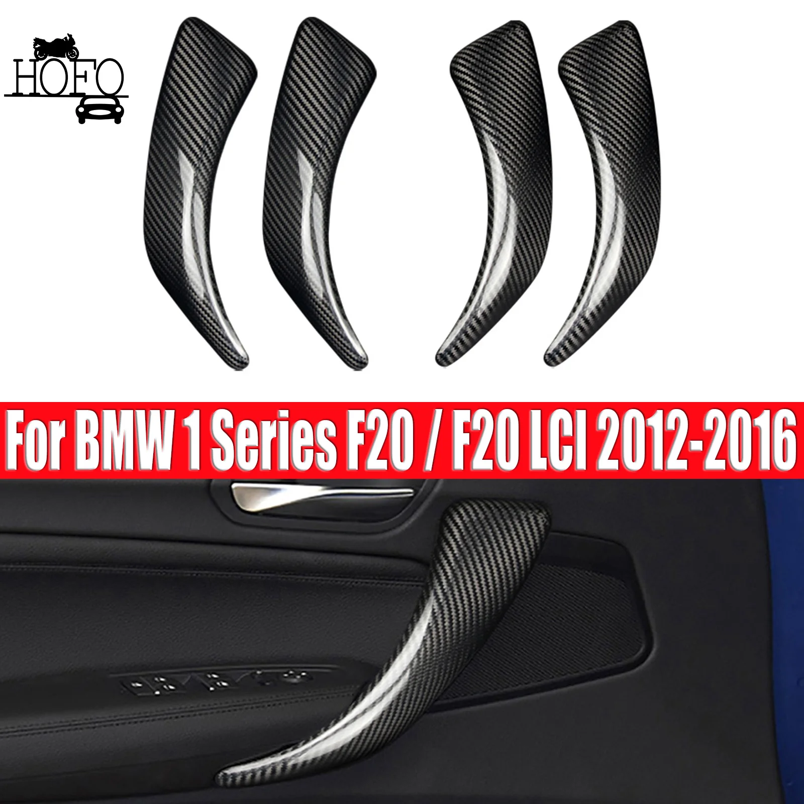Real Carbon Fiber Interior Side Door Handle Cover Trim For BMW 1 Series F20 / F20 LCI 2012-2016
Real Carbon Fiber Interior Side Door Handle Cover Trim For BMW 1 Series F20 / F20 LCI 2012-2016