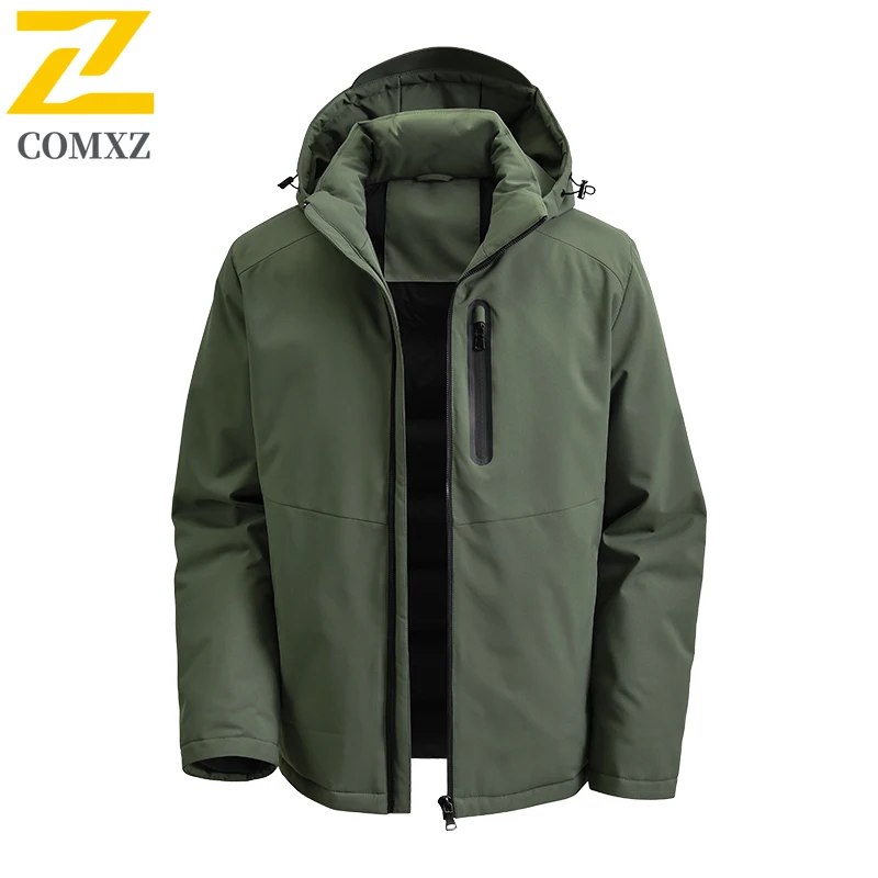 Men's Winter Warm Jacket 2025 New Brand Fashion Waterproof Windproof Down Cotton Padded Coat Men Casual Travel Ski Hooded Parka
Men's Winter Warm Jacket 2025 New Brand Fashion Waterproof Windproof Down Cotton Padded Coat Men Casual Travel Ski Hooded Parka