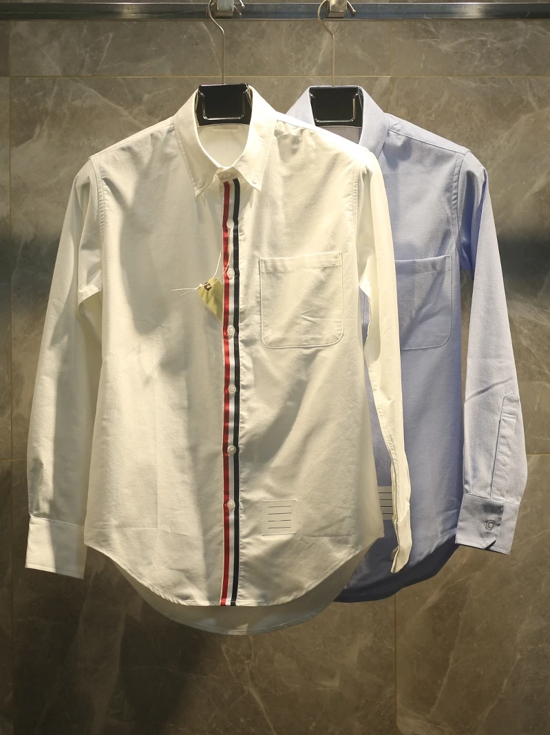 Premium Ox Textured Basic irt Men's Women's Classic Sle Spring Summer Faionable Ci Casual Long Sve Pure Color
Premium Ox Textured Basic irt Men's Women's Classic Sle Spring Summer Faionable Ci Casual Long Sve Pure Color