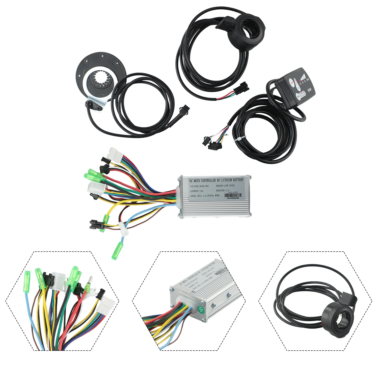 Motor Controller Panel Kits 42*83mm E-Bike Brushless Speed Motor Controller Wire Length:125cm High Quality New Durable
Motor Controller Panel Kits 42*83mm E-Bike Brushless Speed Motor Controller Wire Length:125cm High Quality New Durable