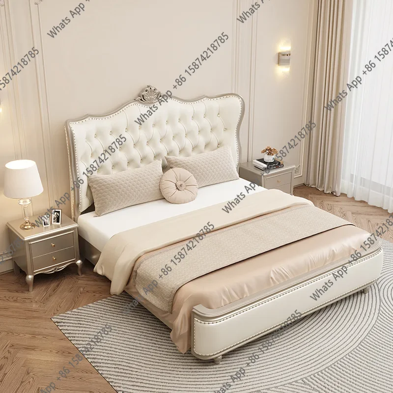 X25 American Solid Wood Bed 1.8 Meters Master Bedroom Bed European Carved Princess Bed Light Luxury Large High-end Atmosphere Do
X25 American Solid Wood Bed 1.8 Meters Master Bedroom Bed European Carved Princess Bed Light Luxury Large High-end Atmosphere Do