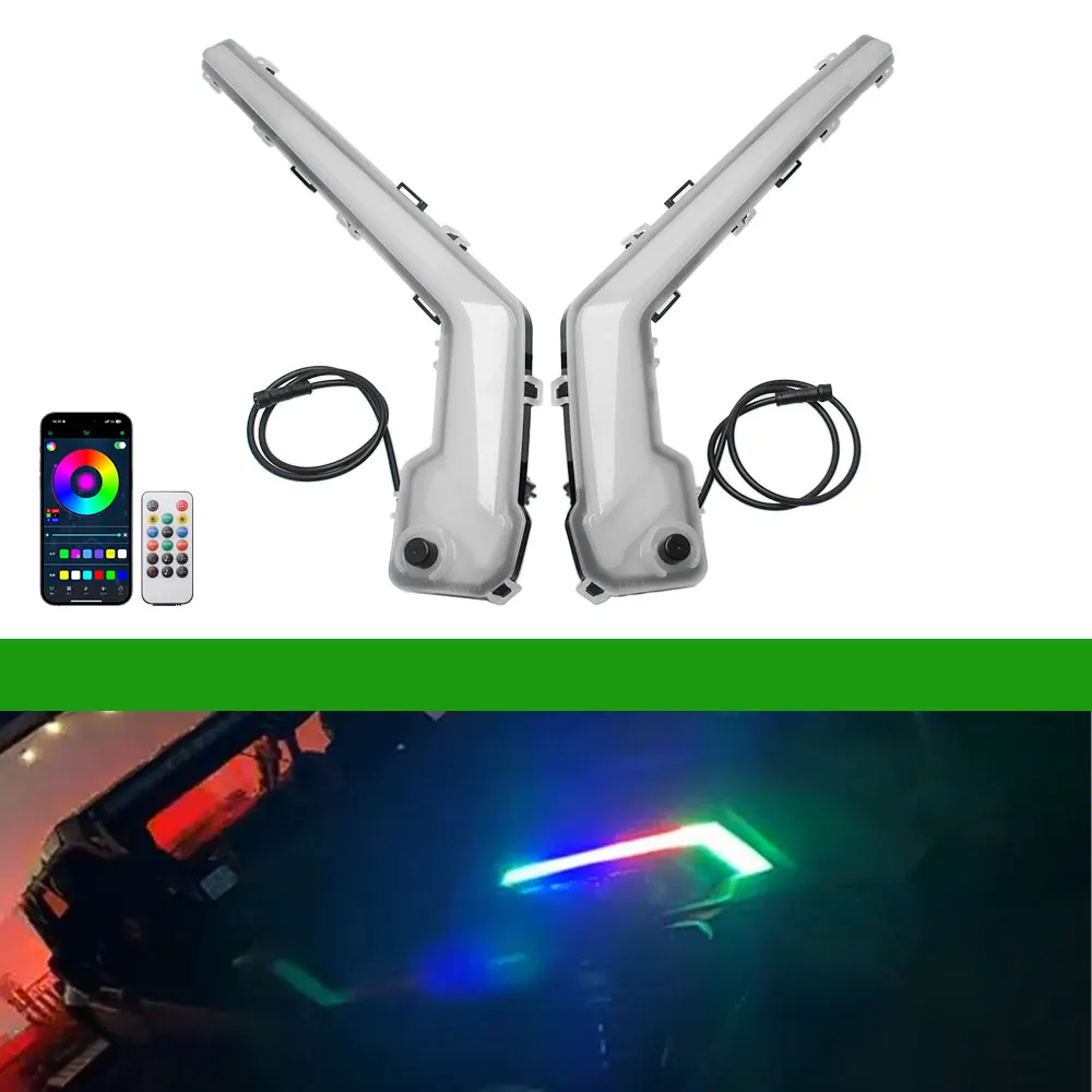 For Can Am Maverick X3 R 4x4 XRS Turbo DPS 2017-2023 Front LED Signature Turn Signal Lights RGB ABS+PMMA #710004994 & 710004995
For Can Am Maverick X3 R 4x4 XRS Turbo DPS 2017-2023 Front LED Signature Turn Signal Lights RGB ABS+PMMA #710004994 & 710004995