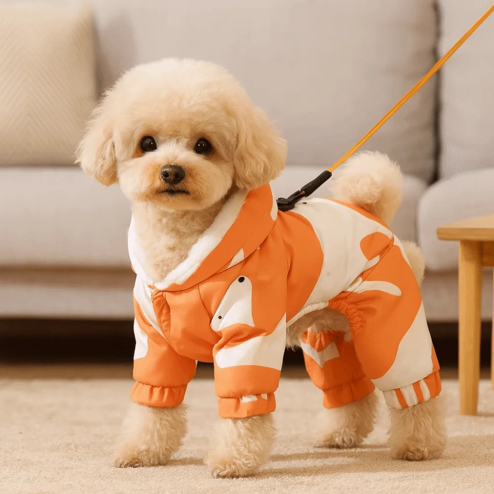 Cute Warm Dog Winter Clothes Anti-Shedding Splash-proof Four-legged Clothing Thick Fleece Lined Dog Fleece Jacket Autumn Winter
Cute Warm Dog Winter Clothes Anti-Shedding Splash-proof Four-legged Clothing Thick Fleece Lined Dog Fleece Jacket Autumn Winter