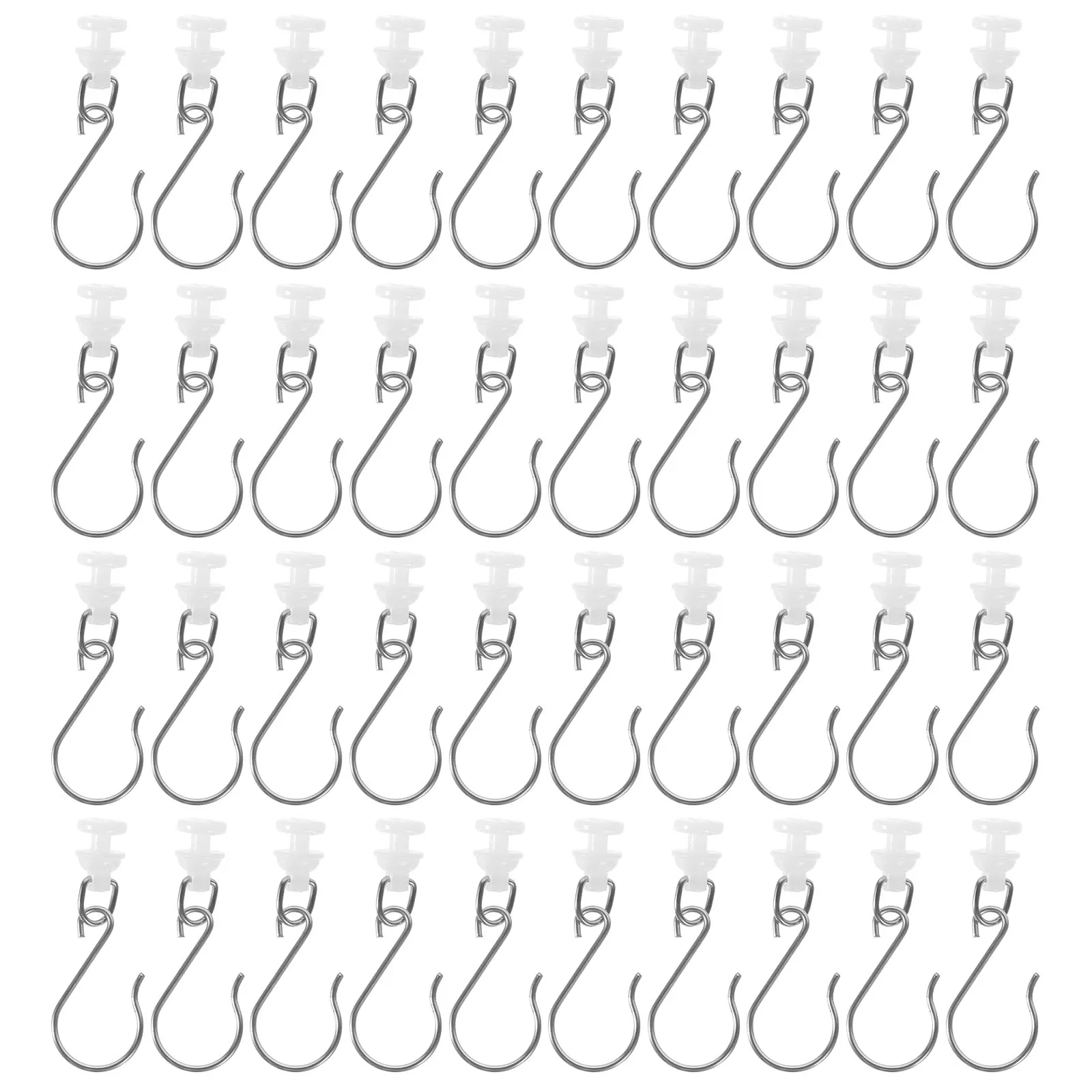 30 set Shower Curtain Gliders Hooks Replacement Bath Stainless Steel Plastic Gliders For Track Lightweight Longlasting
30 set Shower Curtain Gliders Hooks Replacement Bath Stainless Steel Plastic Gliders For Track Lightweight Longlasting