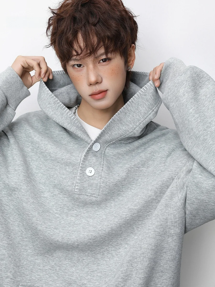 Heavyweight Embroidered Hoodie Sweatirt for Men Casual Faion Winter Warm Cotton Polyester Blend Long Sve Streetwear
Heavyweight Embroidered Hoodie Sweatirt for Men Casual Faion Winter Warm Cotton Polyester Blend Long Sve Streetwear