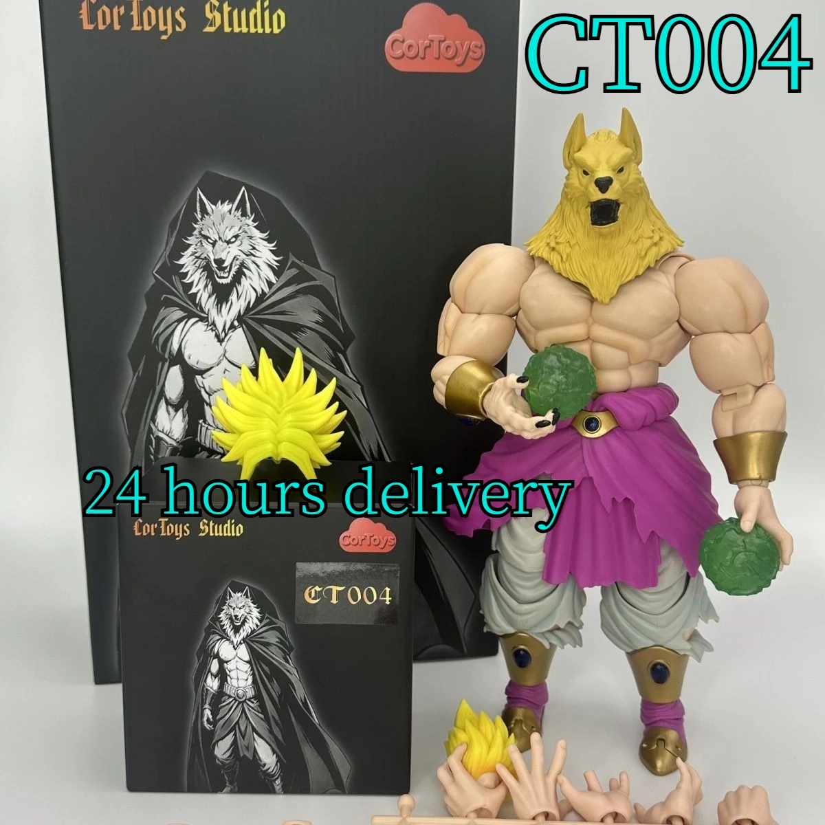 In Stock Original Dragon Ball CT Broly 26cm Lycaon Nordic Wolf God CT004 Movable Doll Collection Gift
In Stock Original Dragon Ball CT Broly 26cm Lycaon Nordic Wolf God CT004 Movable Doll Collection Gift