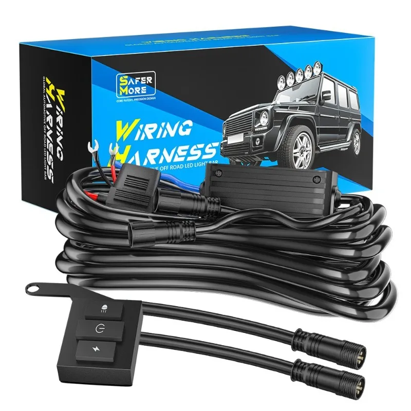 Комплект проводки для мотоциклетного прожектора 12В с реле-переключателем, беспроводным пультом ДУ (1-2 устройства), 3м, 5 режимов
Комплект проводки для мотоциклетного прожектора 12В с реле-переключателем, беспроводным пультом ДУ (1-2 устройства), 3м, 5 режимов