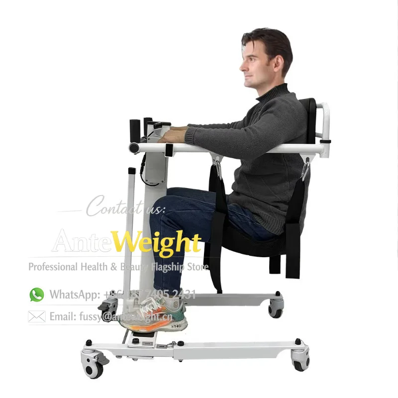 Electric Patient Lift, Foldable 150kg/330lbs Transfer Chair, Heavy Duty Elderly Care Hoist, Disabled Car Toilet Sling
Electric Patient Lift, Foldable 150kg/330lbs Transfer Chair, Heavy Duty Elderly Care Hoist, Disabled Car Toilet Sling