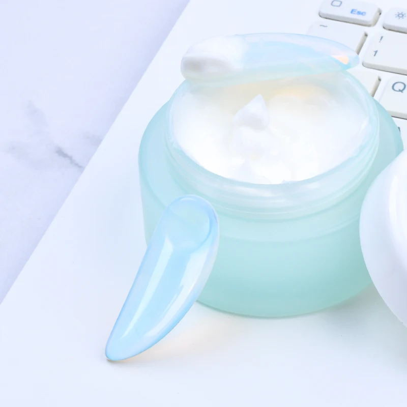 Opalite Jade Stone Face Makeup Spatula Eye Cream Mini Spoon Crystal Facial Cosmetic Spatula
Opalite Jade Stone Face Makeup Spatula Eye Cream Mini Spoon Crystal Facial Cosmetic Spatula